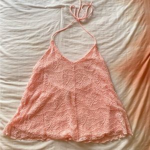 Lace halter top!